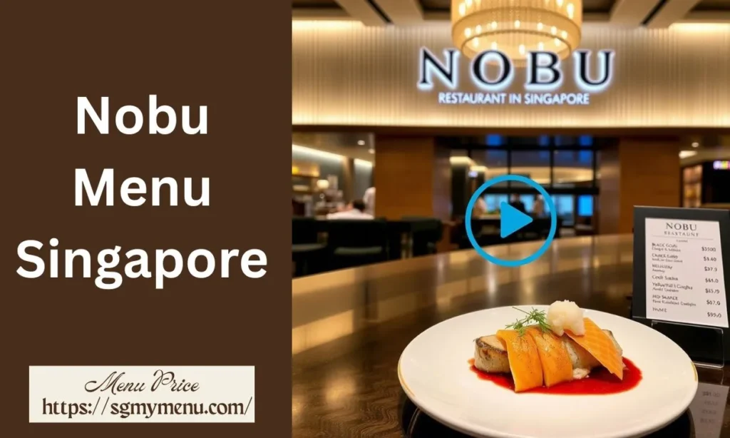 Nobu Menu Singapore: Prices & Signature Dishes