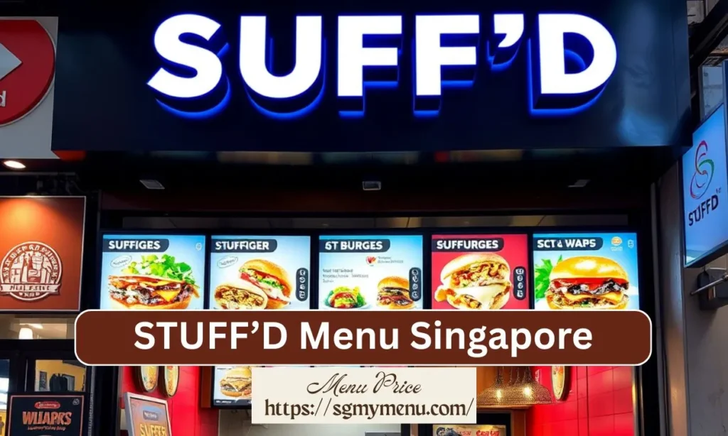STUFF’D Menu Singapore: Tasty Wraps & Kebabs