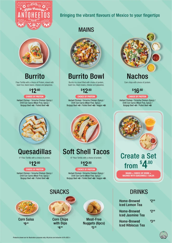 The Soup Spoon Menu list 2