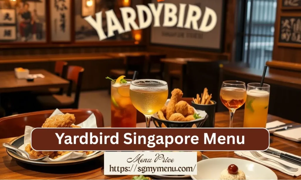 Yardbird Singapore Menu: Prices & Dishes 2025