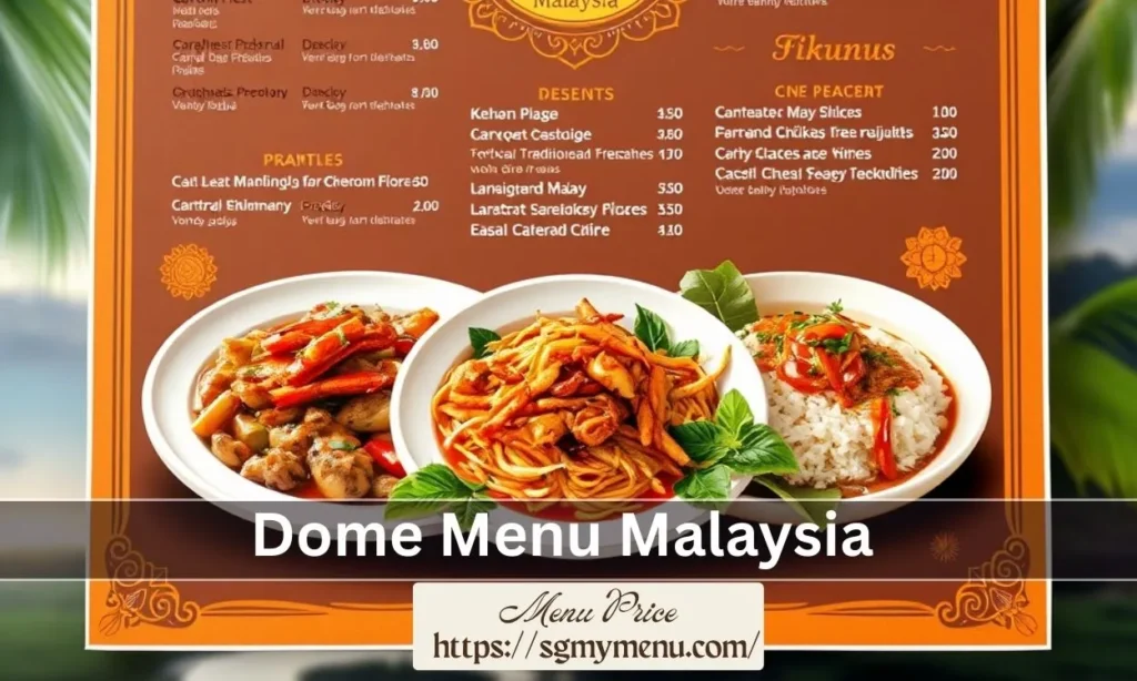 Dome Menu Malaysia