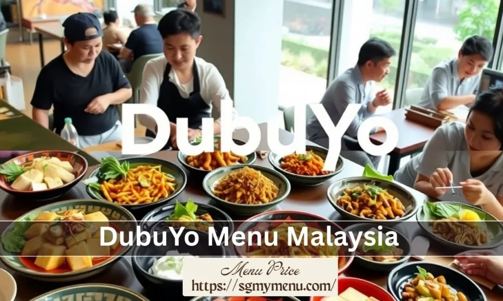 DubuYo Menu Malaysia