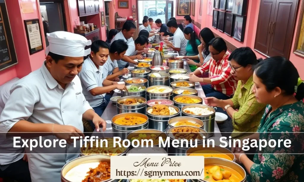 Explore Tiffin Room Menu in Singapore