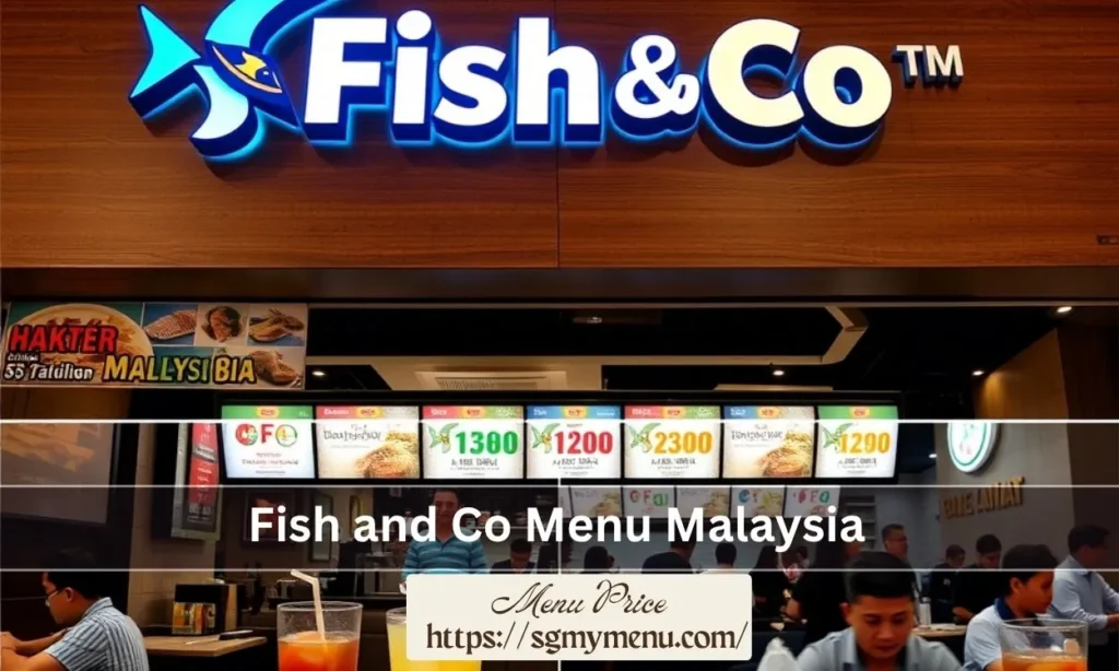 Fish and Co Menu Malaysia