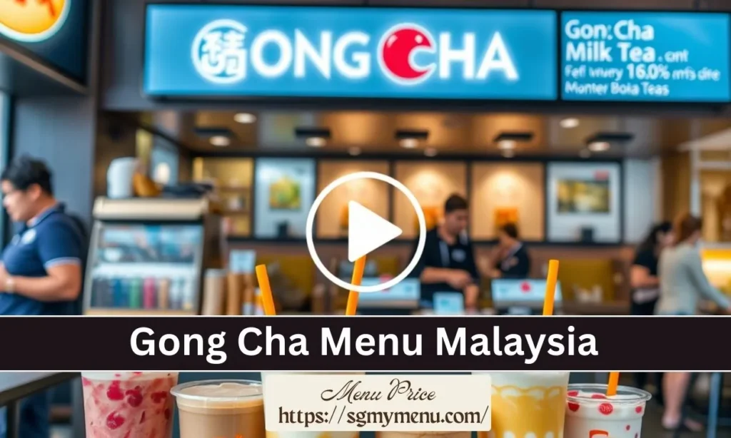 Gong Cha Menu Malaysia