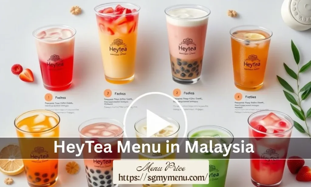 HeyTea Menu in Malaysia