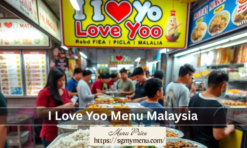 I Love Yoo Menu Malaysia