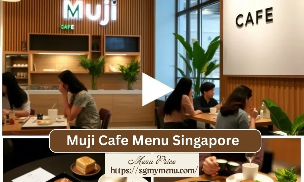 Muji Cafe Menu Singapore