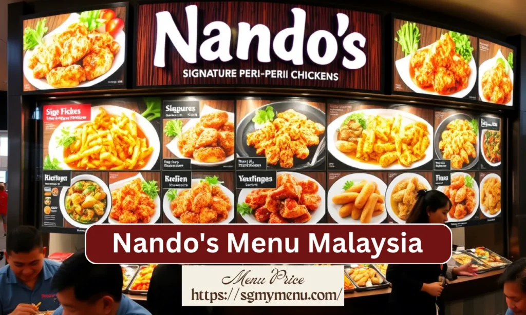 Nando's Menu Malaysia