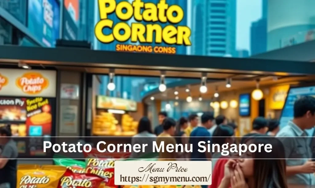 Potato Corner Menu Singapore