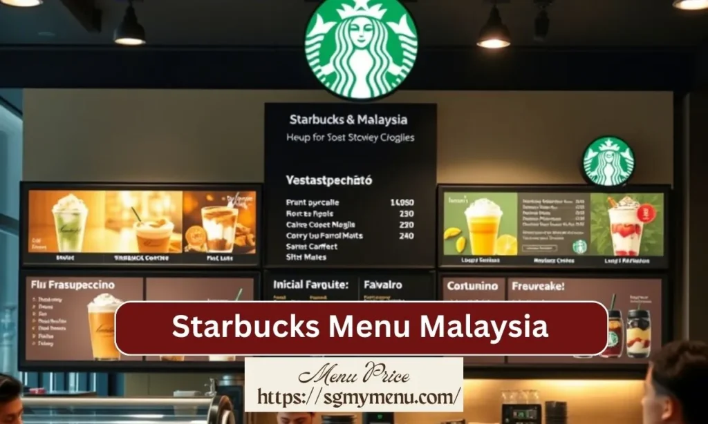 Starbucks Menu Malaysia