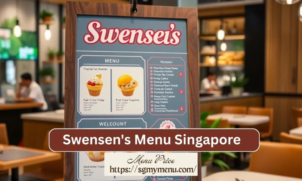Swensen's Menu Singapore