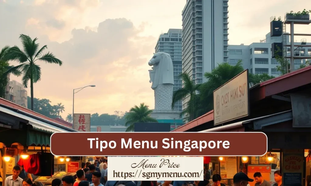 Tipo Menu Singapore