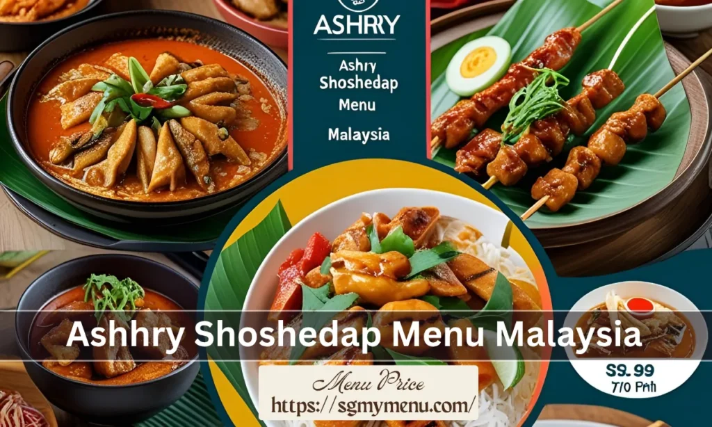Ashhry Shoshedap Menu Malaysia