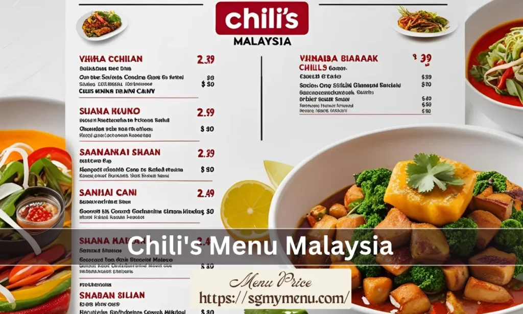 Chili's Menu Malaysia