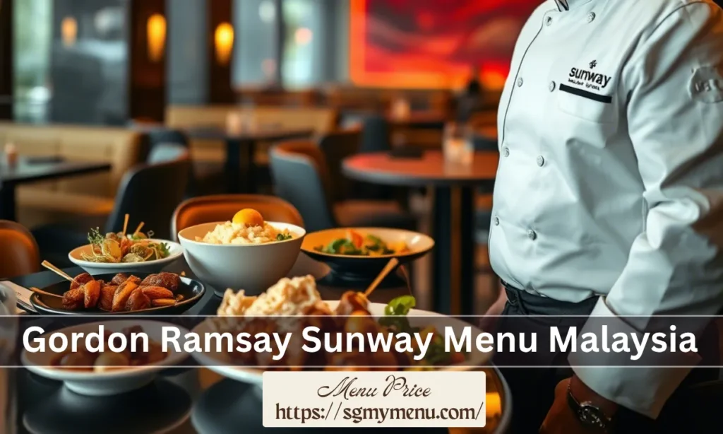 Gordon Ramsay Sunway Menu Malaysia