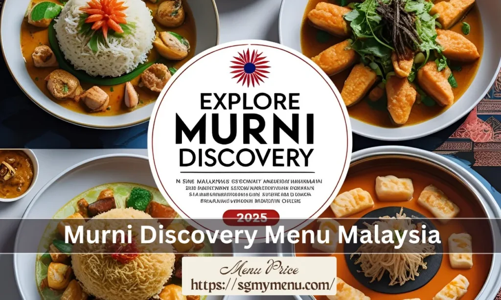 Murni Discovery Menu Malaysia