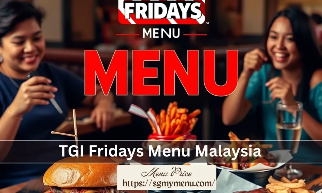 TGI Fridays Menu Malaysia